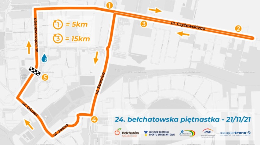 Mieszkańcy Bełchatowa wybiorą trasę biegu "Bełchatowska Piętnastka"