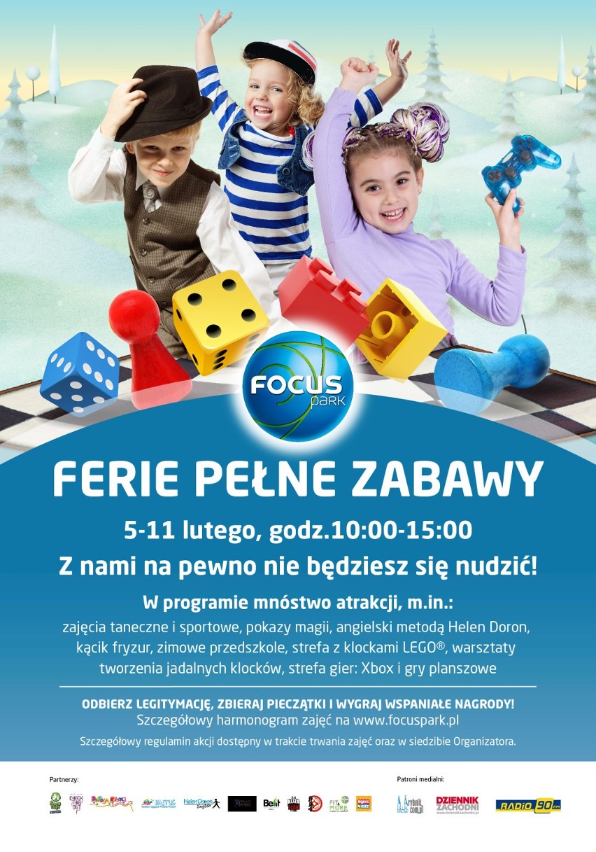 Ferie pełne zabawy w Focus Park Rybnik już od 5 lutego