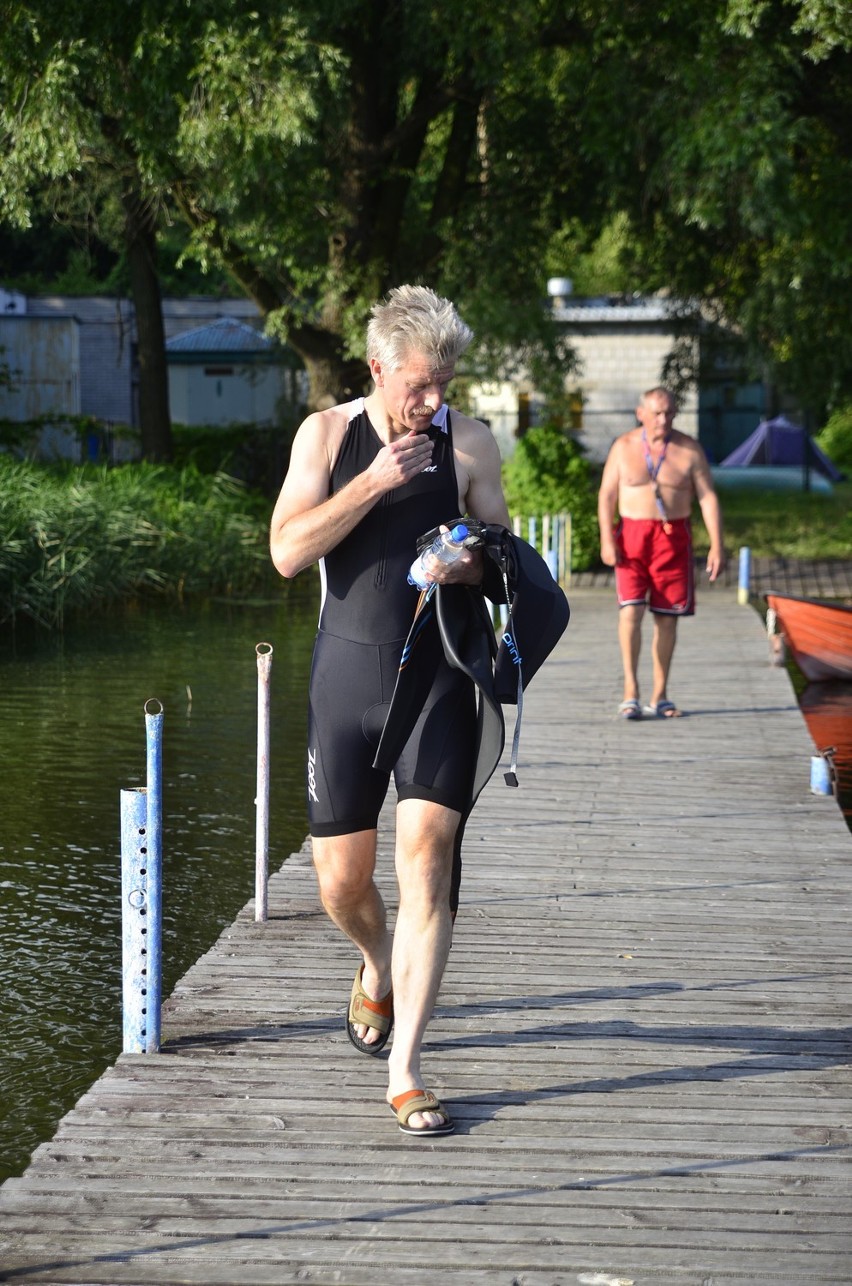 Triathlon w Poznaniu: Ryszard Grobelny trenuje