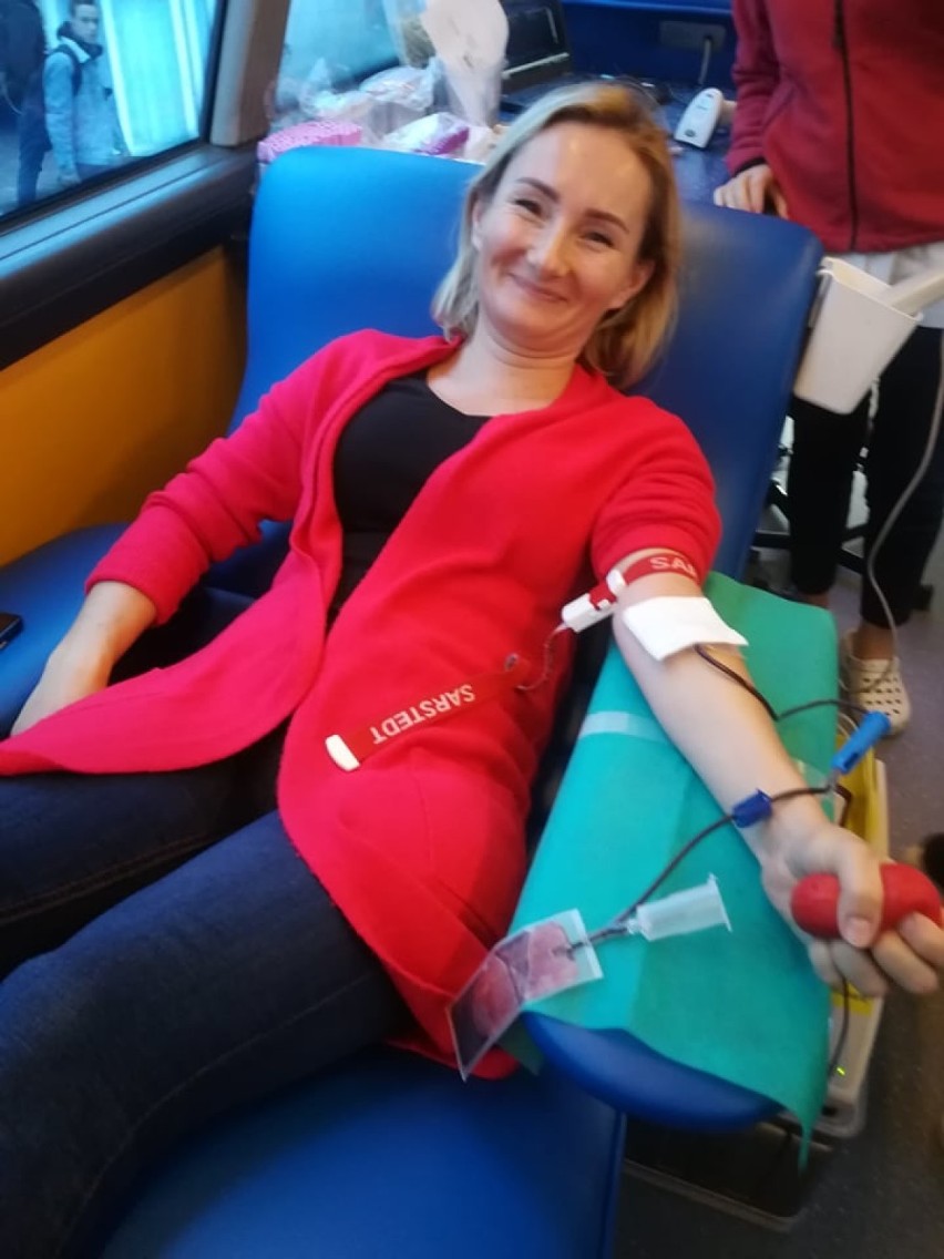 Kaszubski Klub HDK PCK wraz z PCKZiU w Pucku zorganizowali pobór krwi (04.10.2019)