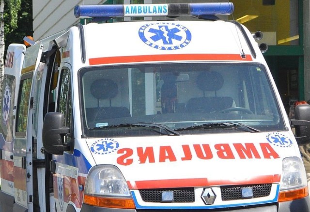 Jeden z zamojskich ambulans&oacute;w.
