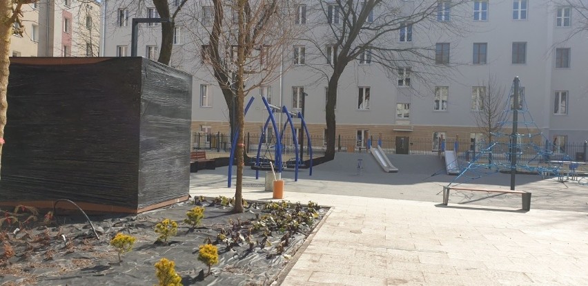 Nowy park kieszonkowy w Łodzi czeka na otwarcie. Udostępniony zostanie jeszcze tej wiosny