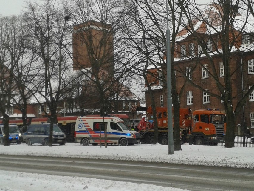 Potrącenie przez tramwaj w Gdańsku