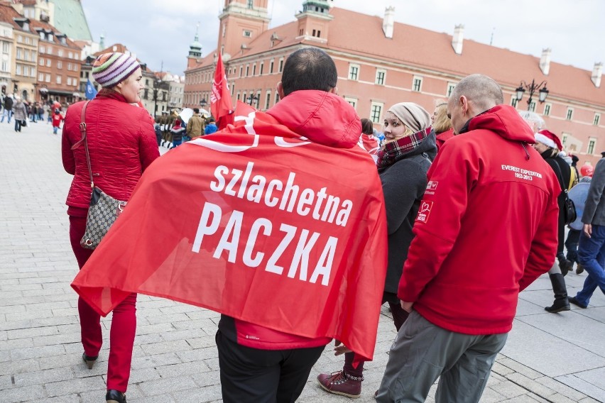 Marsz Szlachetnej Paczki przejdzie ulicami Warszawy....