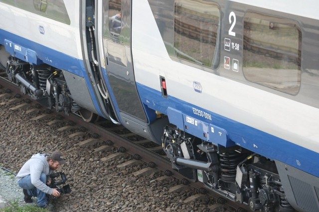 Testy pendolino pod Żmigrodem