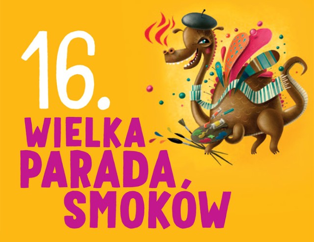 Data wydarzenia: 
od soboty 4 czerwca 2016 do niedzieli 5 czerwca 2016

W pierwszy weekend czerwca Teatr Groteska zaprasza do Krakowa na jedyne w swoim rodzaju kolorowe smocze święto. Przed nami kolejna – już 16. Wielka Parada Smoków. Wszystkich miłośników smoków i dobrej zabawy zapraszamy do współtworzenia tego barwnego smoczego wydarzenia, które każdego roku gromadzi tysiące mieszkańców Krakowa i turystów z całego świata.

PROGRAM:

SMOCZY PIKNIK RODZINNY
4 czerwca (sobota) godz. 10:00-21:30
5 czerwca (niedziela) godz. 10:00-19:00

PARADA SMOKÓW
5 czerwca (niedziela) godz. 12:00-15:00
przejście z Plant ul. Grodzką na Rynek Główny

WIELKIE WIDOWISKO PLENEROWE NA WIŚLE
4 czerwca (sobota) godz. 22:00