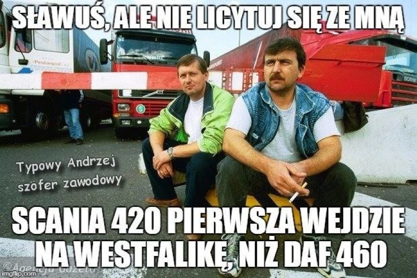 Strona Typowy Andrzej - szofer zawodowy ma na Facebooku...