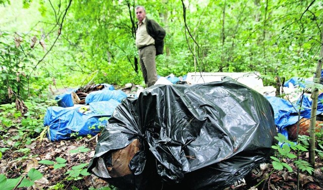 Dzikie wysypiska nie tylko zniechęcają do spacerów po lesie, ale i niszczą przyrodę