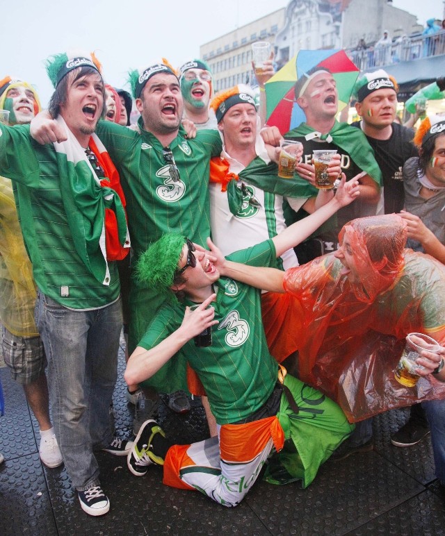 Podczas Euro 2012 Poznań odwiedziło wielu Irlandczyków, którzy bawili  się znakomicie