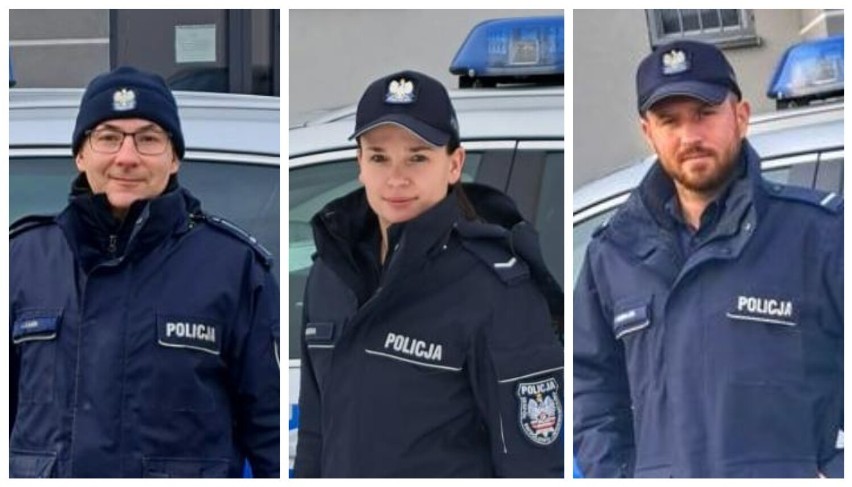 Oto grodkowscy policjanci dzielnicowi.