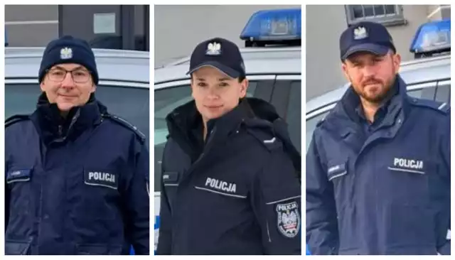 Oto grodkowscy policjanci dzielnicowi.