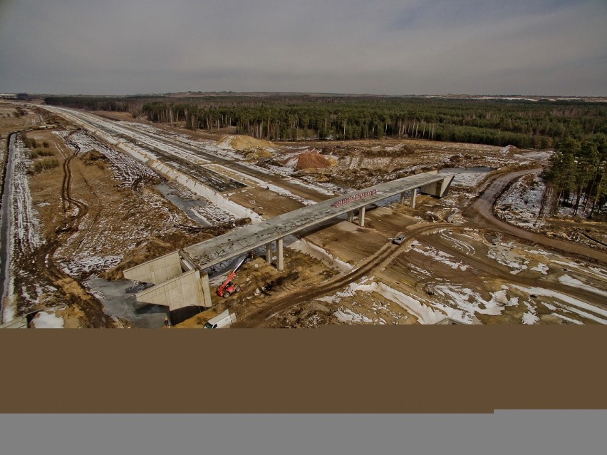 Budowa autostrady A1 od Częstochowy do Pyrzowic. Nowe ZDJĘCIA Z DRONA