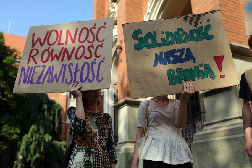 Kraków. Studenci rozpoczęli okupację budynku Uniwersytetu Jagiellońskiego