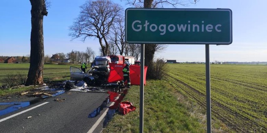 Tragiczny wypadek niedaleko Kcyni. Kierowca zginął na miejscu [zdjęcia]