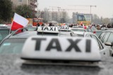 Taksówkarze protestują w Krakowie. Sprawdź utrudnienia [MAPA]