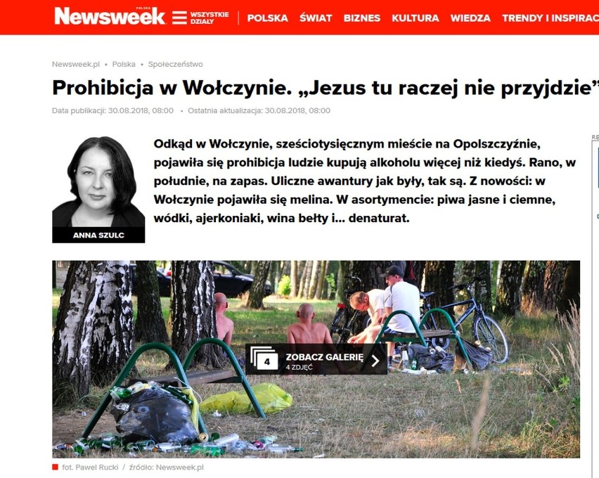 „Newsweek” pisze, że nocna prohibicja nic nie pomogła....