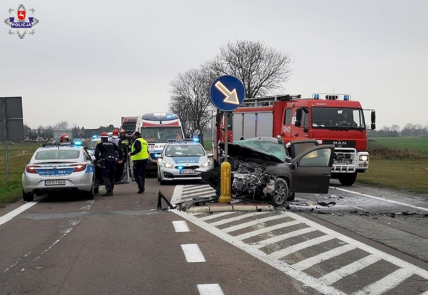 Dorohucza. Poważny wypadek na trasie Piaski – Chełm. Droga...