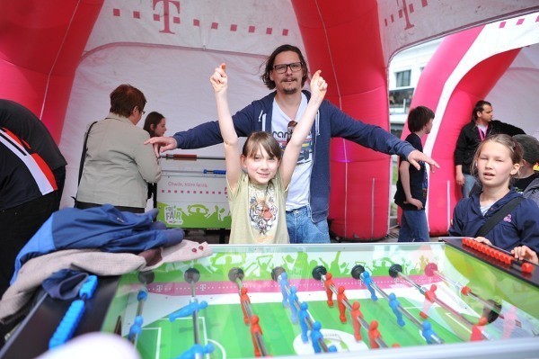 T-Mobile FanZone podczas meczu Polonii Warszawa z GKS-em Bełchatów.