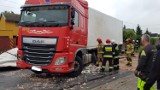 Kolizja dwóch ciężarówek w Kamieniu (Gmina Jabłonowo Pomorskie). Kolejna porcja zdjęć