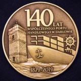 Darłowo upamiętniło medalem 140-lecie swojego portu - 2019 rok
