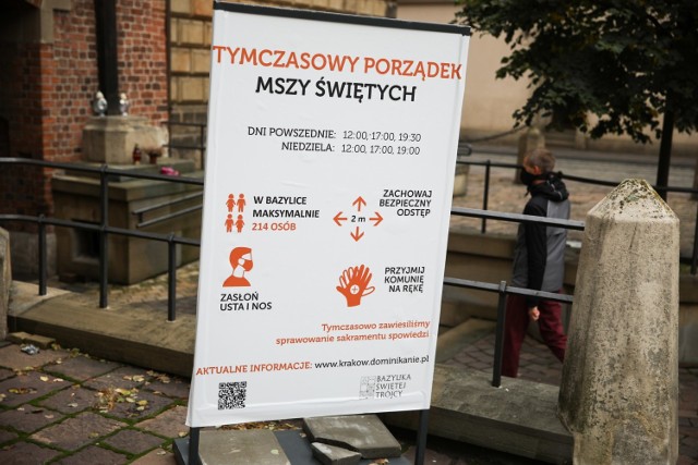 Msze święte w Krakowie w dobie epidemii