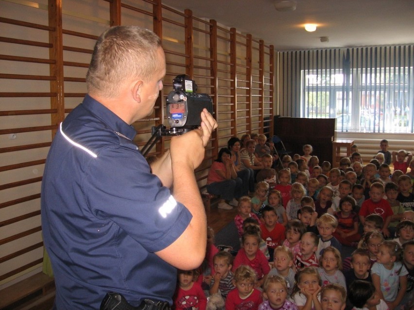 Wąbrzeźno: Policja z wizytą u dzieci z przedszkola Bajka [ZDJĘCIA]