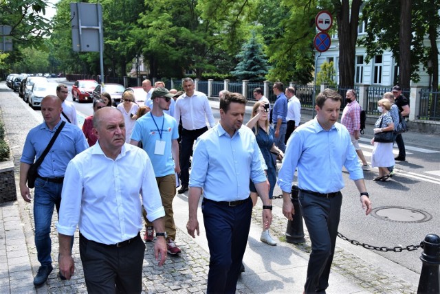 Rafał Trzaskowski i Arkadiusz Wiśniewski w Opolu