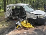 Śmiertelny wypadek w Kawicach, droga zablokowana. Pięć osób w szpitalu [ZDJĘCIA]