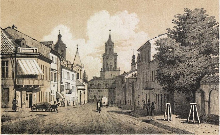 1850–1862
Krakowskie Przedmieście w Lublinie w litografii...