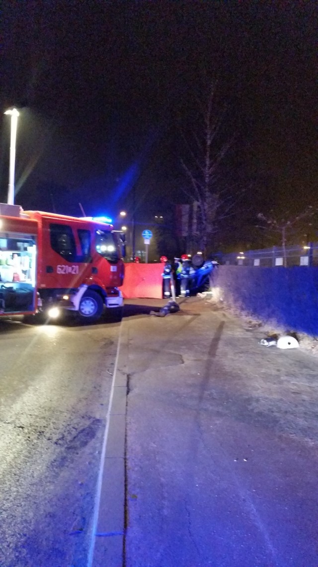 Do wypadku doszło na ul. Chorzowskiej. Jedna osoba nie żyje.