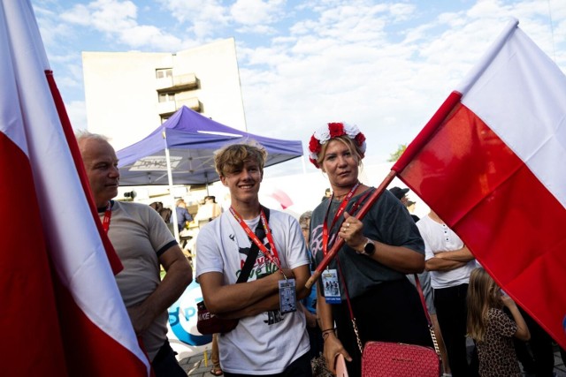 Kibice na mecie Tour de Pologne