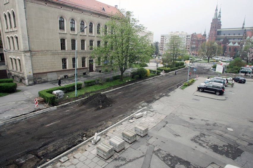 Remont ulicy Mickiewicza w Legnicy, zmiana organizacji ruchu