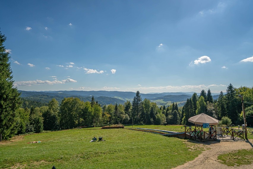 Góra Parkowa w Krynicy-Zdroju również oferuje wspaniałe...