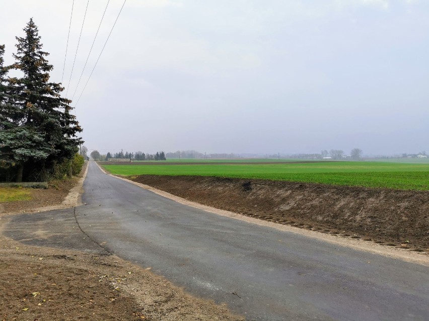 Ukończone drogi w gminie Damasławek