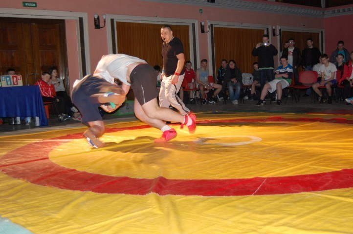 Sporty walki na sali widowiskowej Żuławskiego Ośrodka Kultury