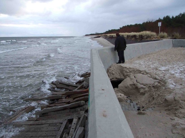 ...a tak w poniedziałkowy poranek po sztormie