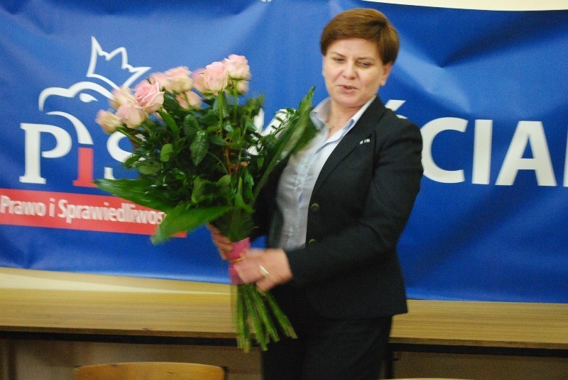Beata Szydło, wiceprezes PiS przyjechała do Kościana. Spotkanie odbyło się w domu parafialnym
