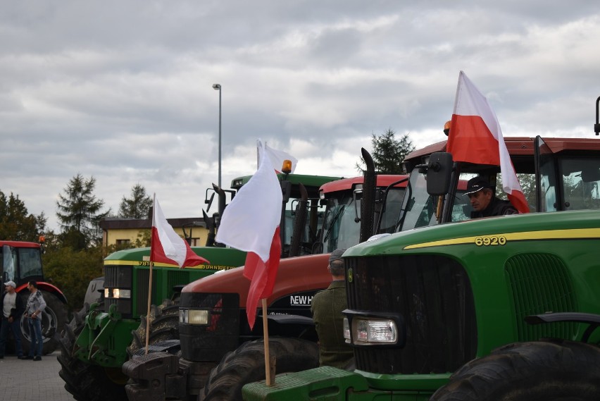 Rolnicy z powiatu pleszewskiego wyjechali na drogi