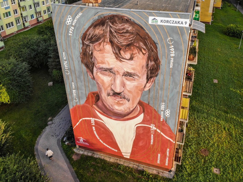 Tak wygląda mural poświęcony Bronisławowi Malinowskiemu na...