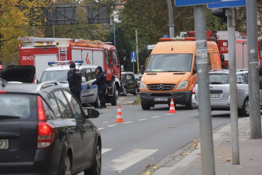 Wypadek na ulicy Jaworzyńskiej w Legnicy, zobaczcie zdjęcia