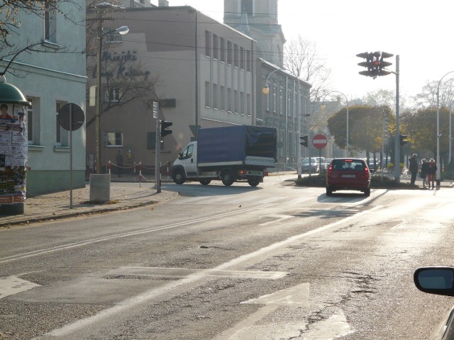 Ulica Dąbrowskiego jest jedną z najgorszych powiatówek