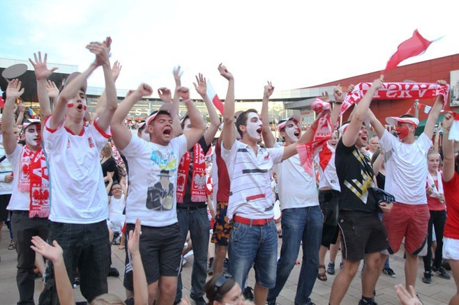 Euro 2012: Mecz Polska-Czechy w Porcie Łódź. Zobacz jak kibicowaliście