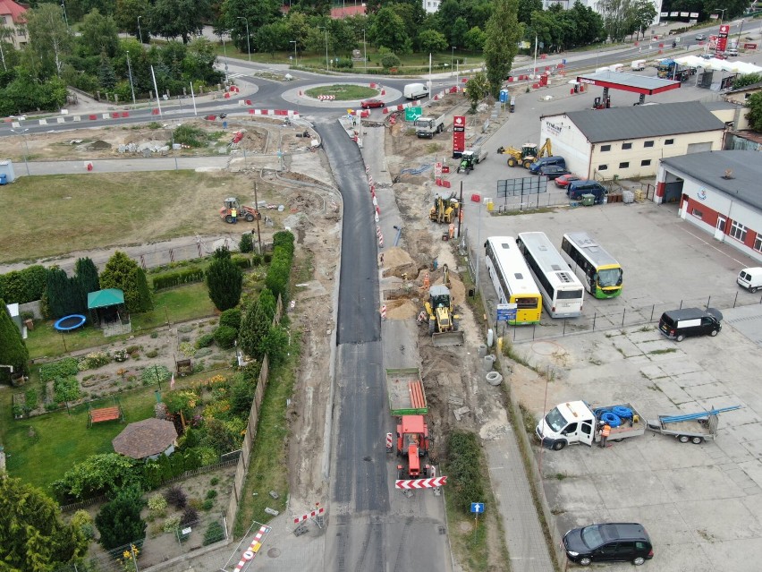 Tak na przełomie lipca i sierpnia 2022 wyglądał plac budowy...