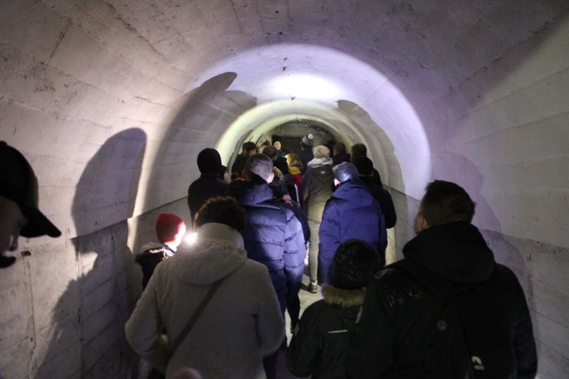 Zwiedzanie tuneli pod Głogowem
