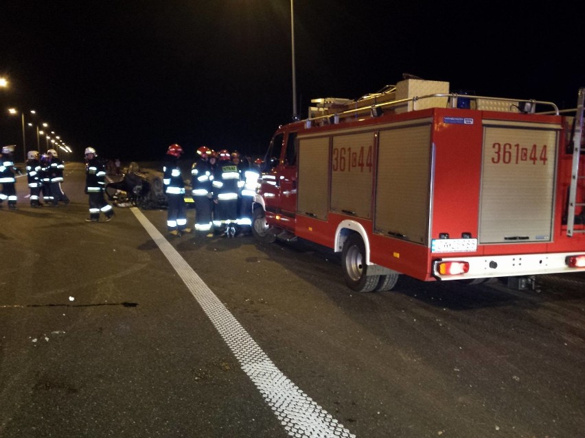 Wypadek na Autostradzie A1 w okolicach Wieńca. Czteromiesięczne dziecko trafiło do szpitala!