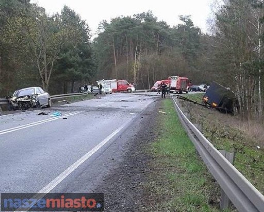 Wypadek na drodze Włocławek - Brześć Kujawsk