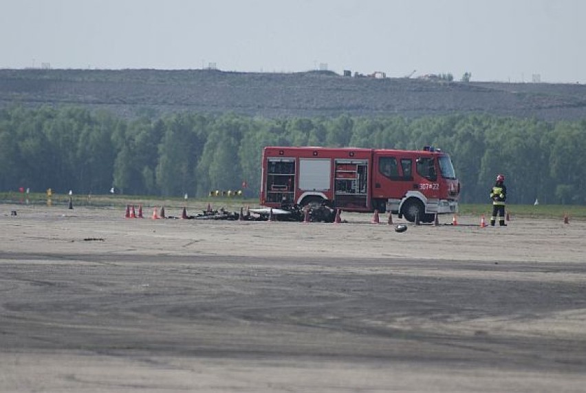 Wypadek samolotu na lotnisku Bemowo - 1 maja 2012 r.