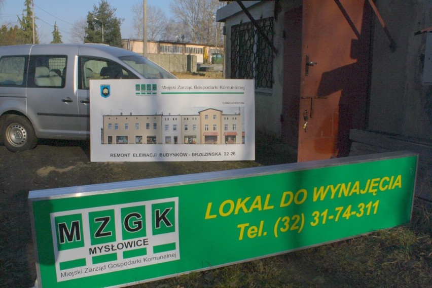 Szyldy i reklamy w Mysłowicach