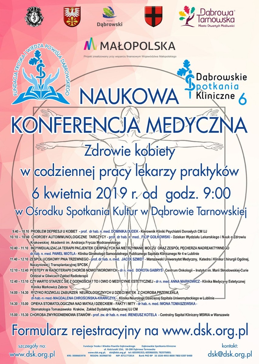 Dąbrowskie spotkania kliniczne. Będą pokazy ratownictwa i konferencja z udziałem wybitnych lekarzy