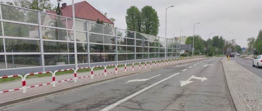 Remont drogi krajowej nr 39 w Brzegu.